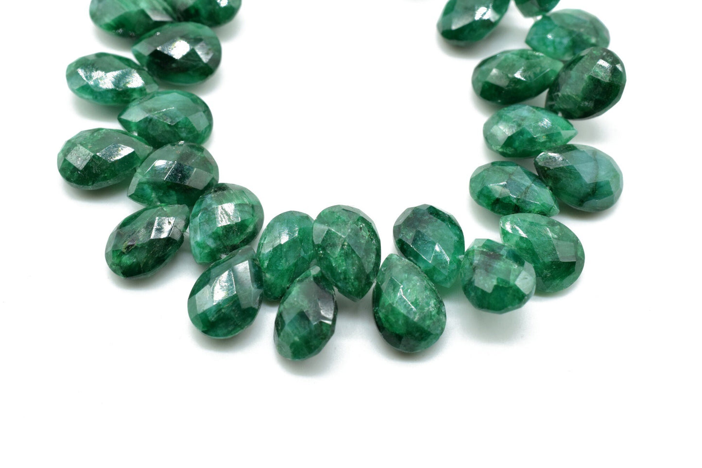 Emerald Teardrop 7x10mm Briolettes,Emerald drilled Briolette,Super Finest Quality briolette,Natural Emerald briolettes,Wholesale briolette