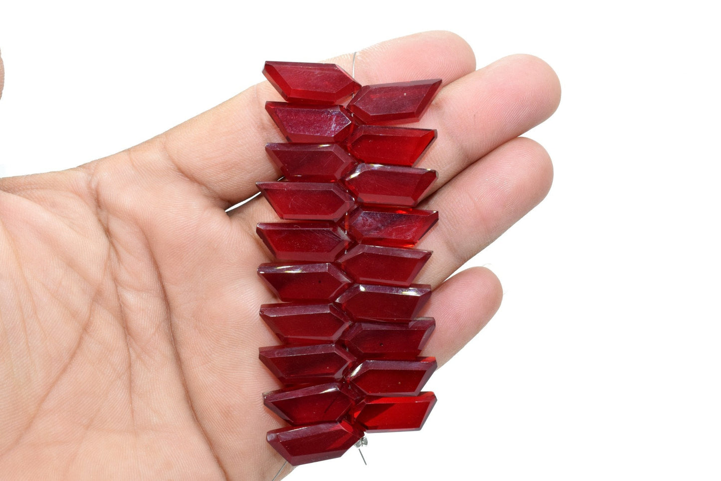 Garnet Fancy Beads Briolette,January Birthstone Gemstone, Burgundy Red Faceted Semiprecious Gemstones,Gemstone Jewellery Supply