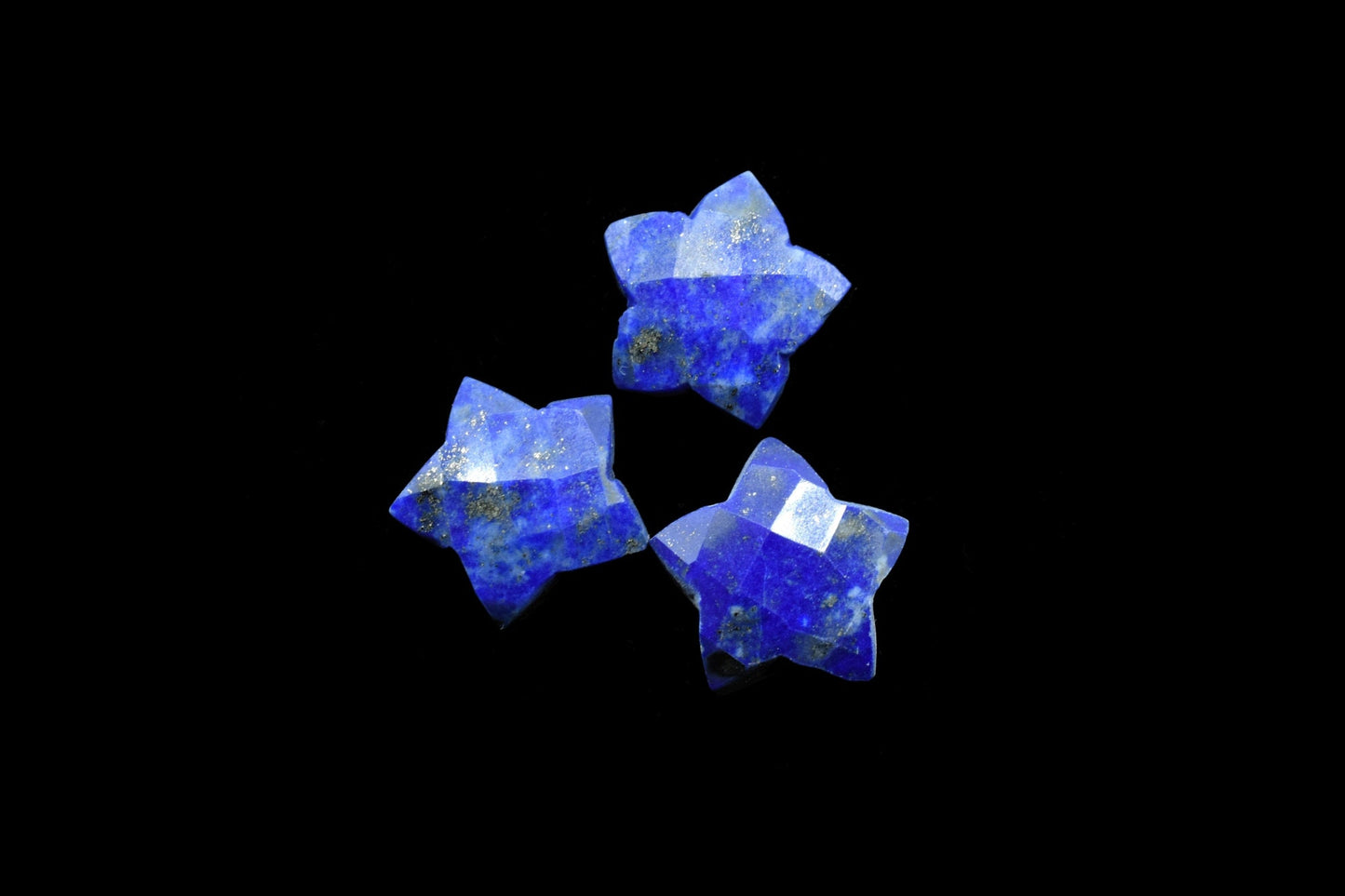 Lapis Lazuli 14mm carved star shape Briolettes,star shape Faceted Briolette,Gemstone,Hand Carved Briolette,Carving Gemstone,Carved stones