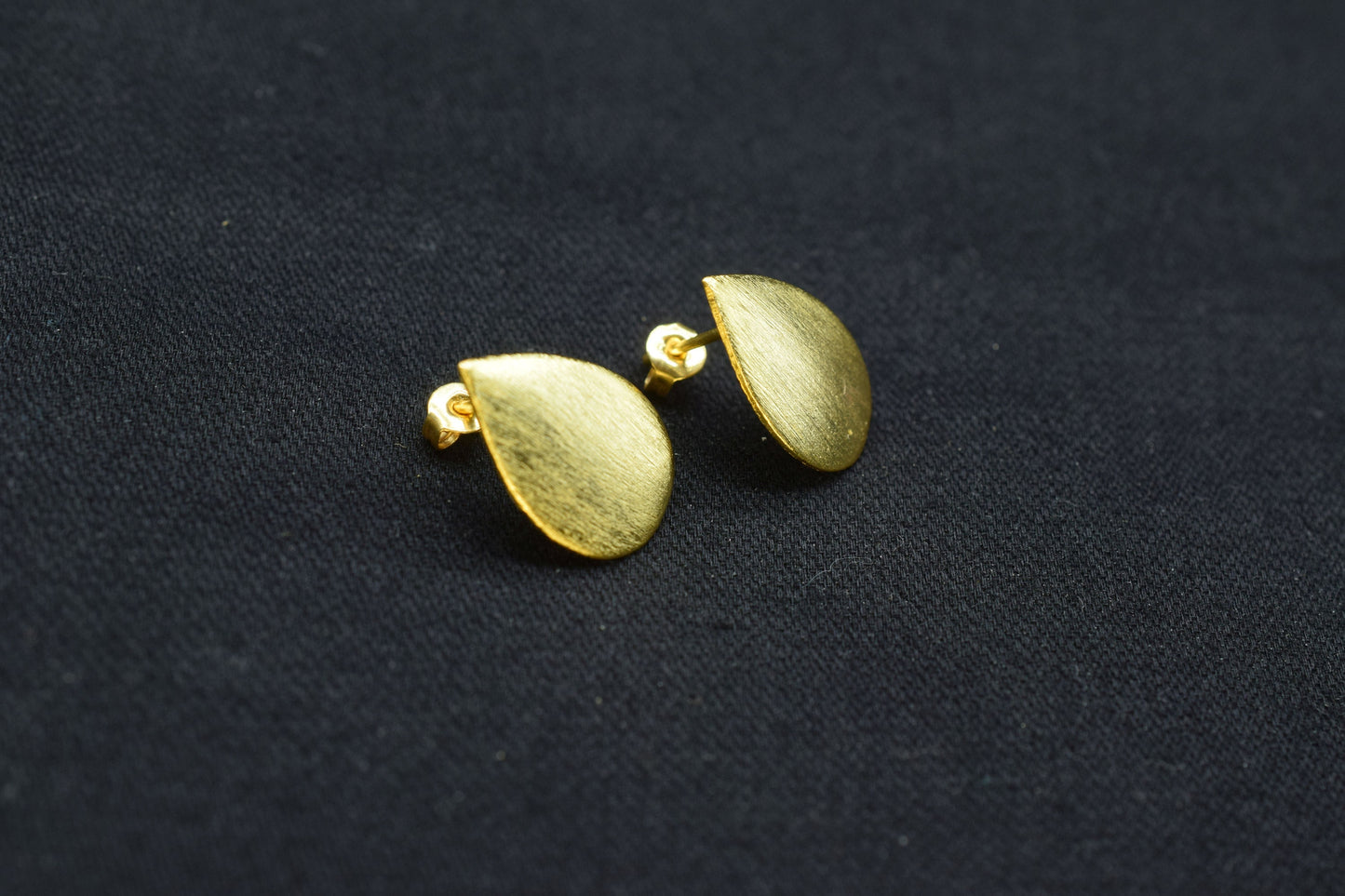 Brass Earring post connector,Teardrop Brass Earring charms,Gold Plated Brass Jewellery,Studs Post connector,Brass Earring,Earring connectors