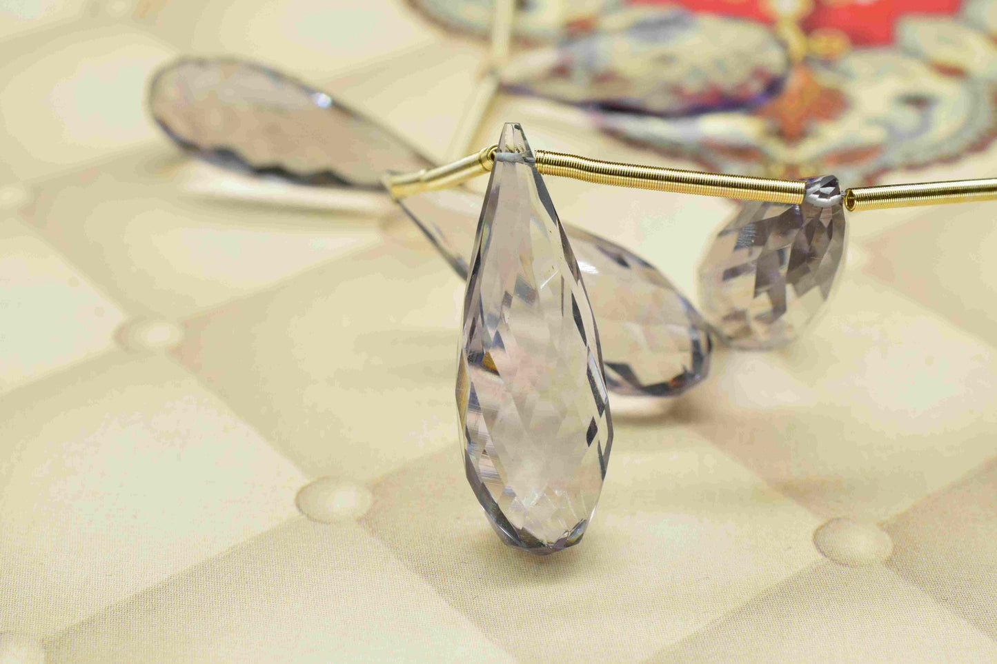 Amethyst Teardrop Faceted Briolettes,Purple Gemstone 10x30mm Teardrop Beads,Amethyst Gemstone Drop,Jewelry Making, Amethyst Teardrop Jewelry