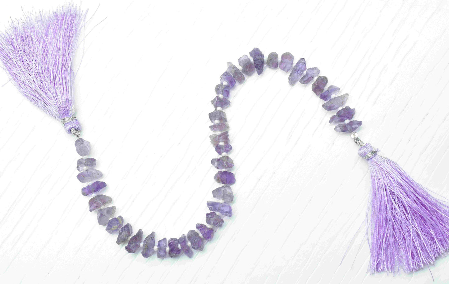 Amethyst Gemstone Rough Stone 4x7mm to 5x10mm Nuggets Beads,Light Purple Amethyst Bead Jewelry Making,Amethyst Gemstone Beads Strand Jewelry