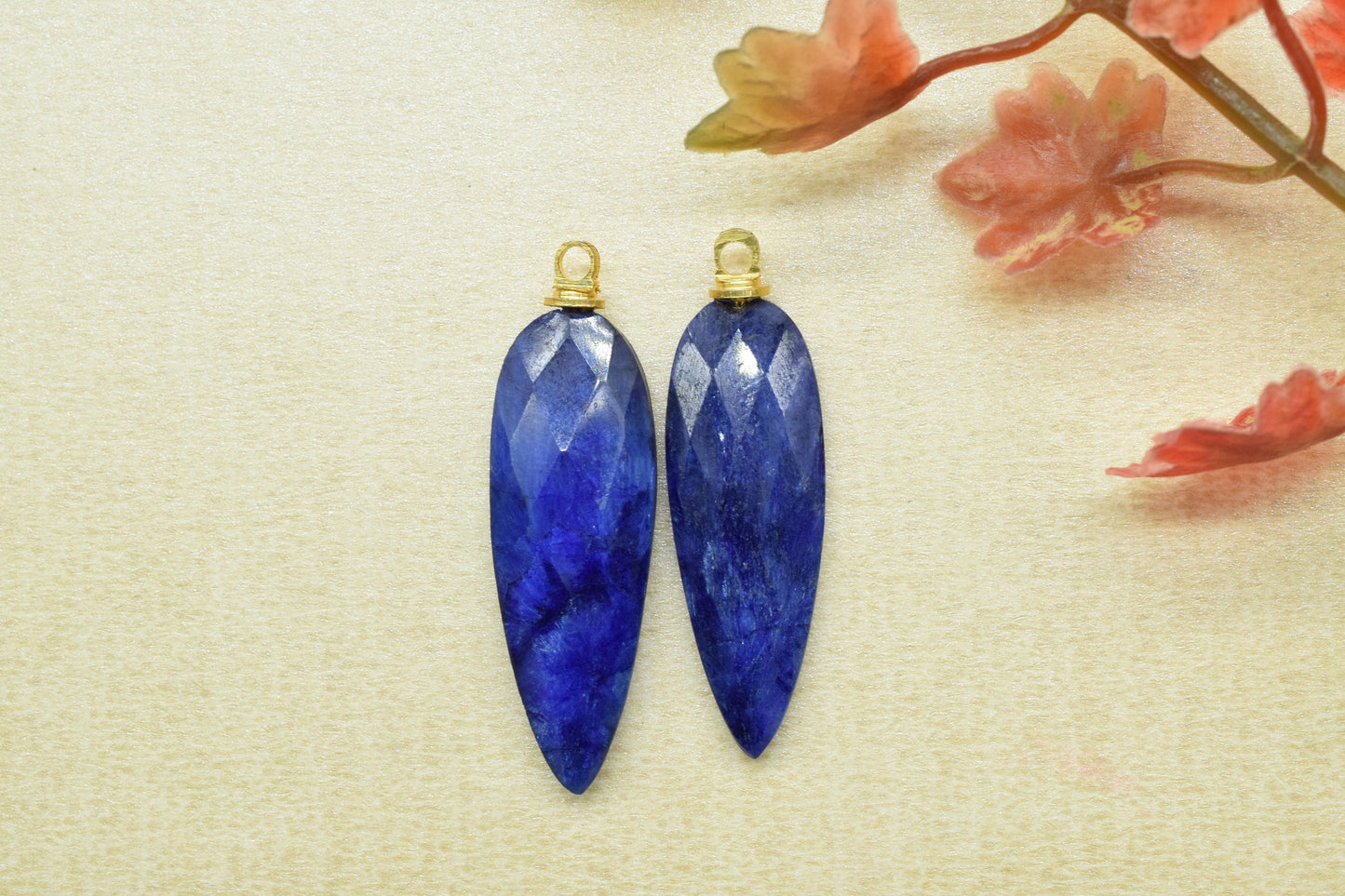 Long Briolettes Pendant Charm,Craft Supplies,Gemstone Teardrop Pendant,Beads Jewelry,Single Bail Connector,Findings Station Bezel Link,Gift