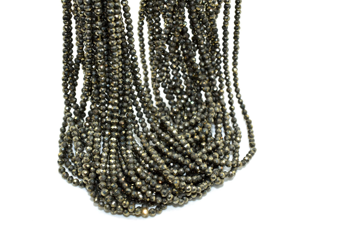Natural Pyrite Faceted bead,micro Rondelle beads,Golden Beads,Golden Gemstone Beads,2mmto 2.5mm beads strand,AAA quality faceted bead,13''
