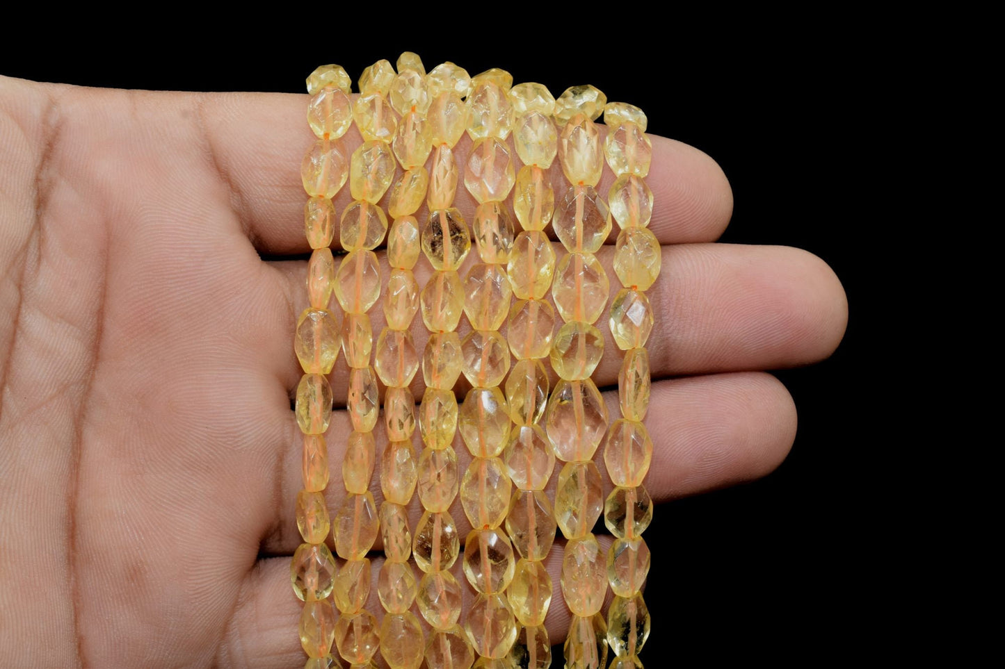 Amazing Quality Citrine Oval Faceted Rondelle Beads,Citrine Gemstone Nugget Beads,Faceted Oval Loose beads,making jewelry & crafts,Citrine