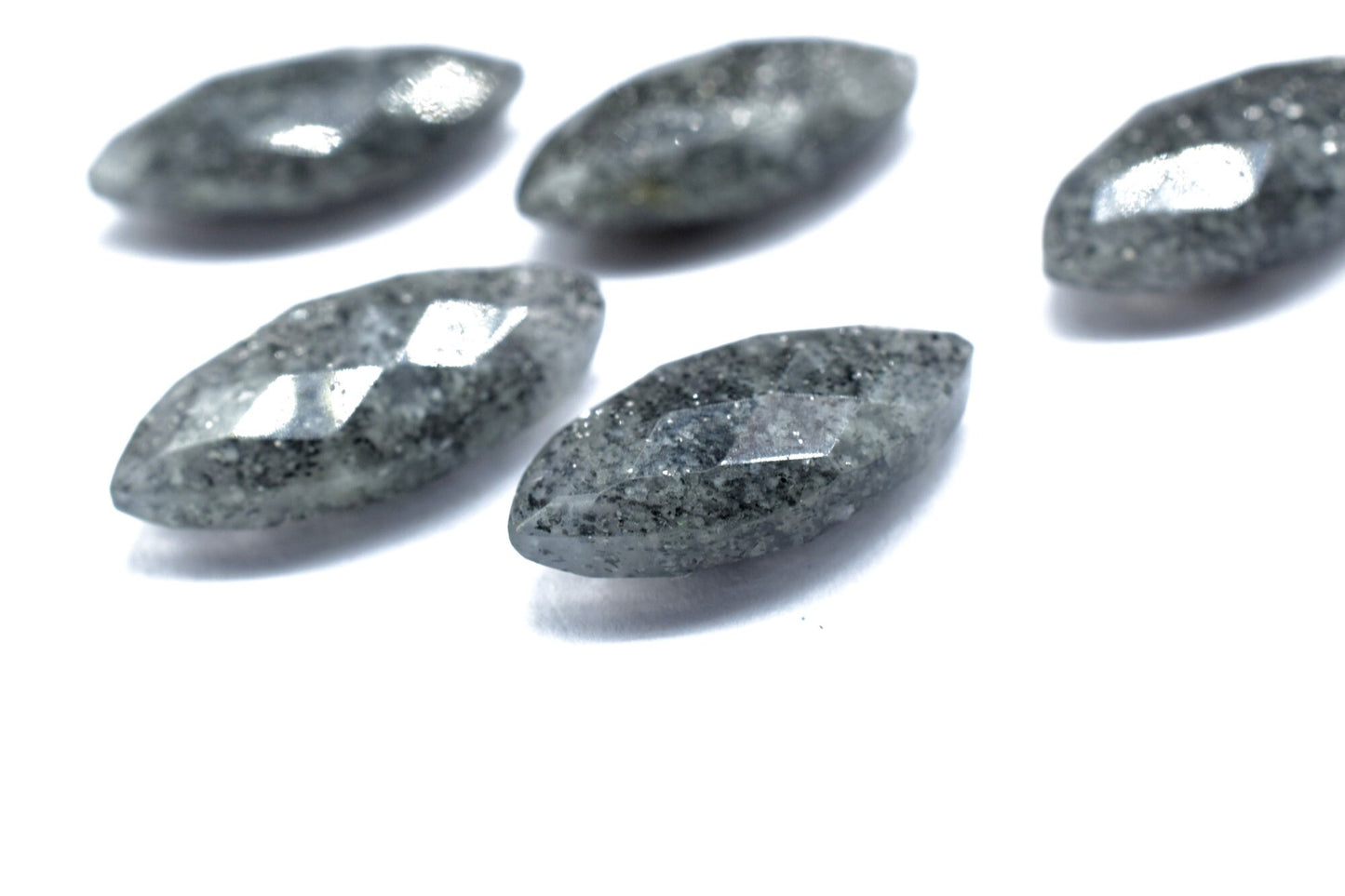 Black sunstone 10x20mm Marquise shape Faceted Hand Cut Gemstone Briolette,Marquise Shape Briolette - Loose Gemstone -,gemstone briolettes