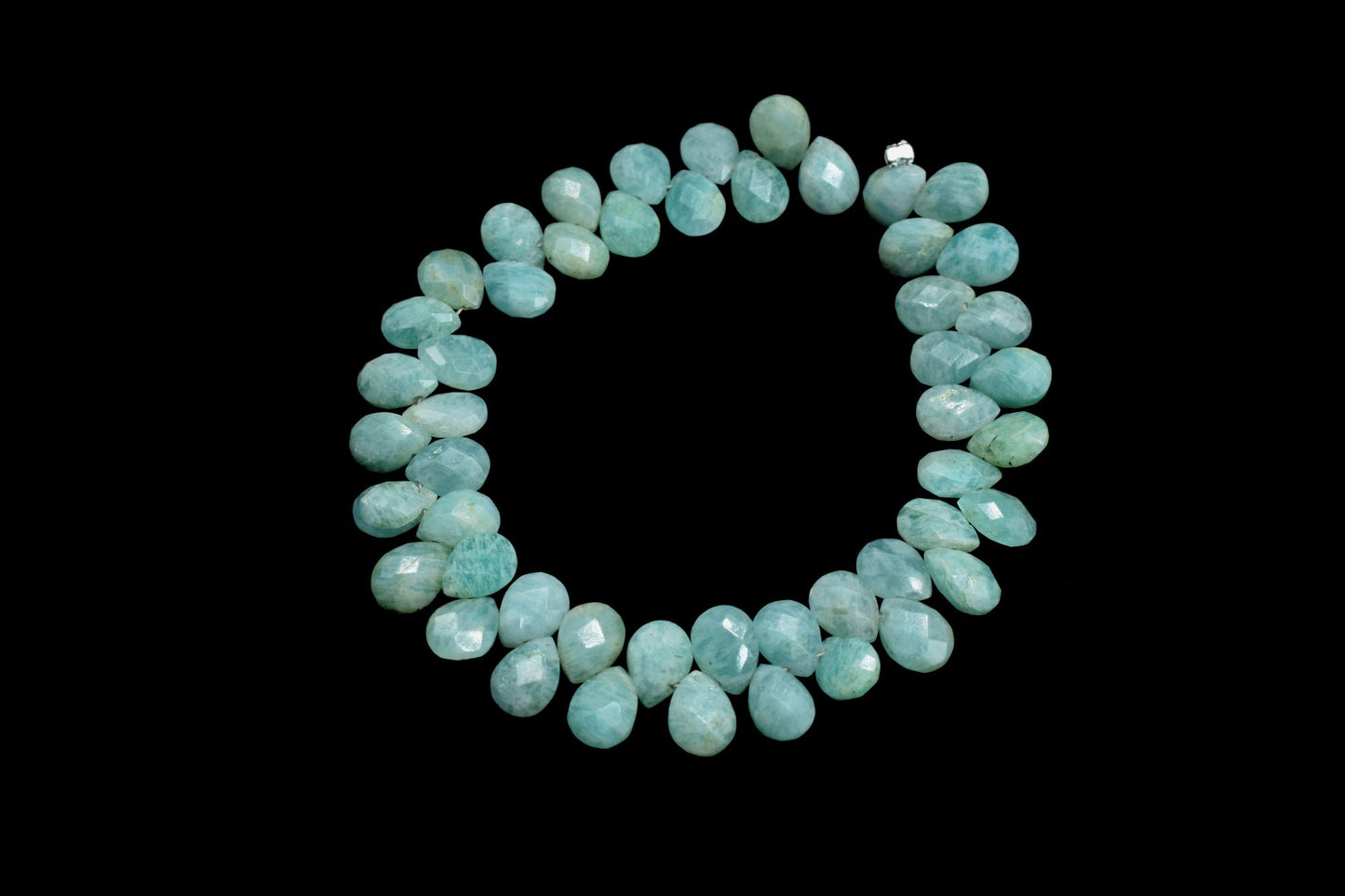 Amazonite Faceted 6x8mm Pear Shape Beads Strand,50pc Pear Shape Strand,Amazonite Teardrop Beads,Amazonite Faceted Beads,Amazonite Strands