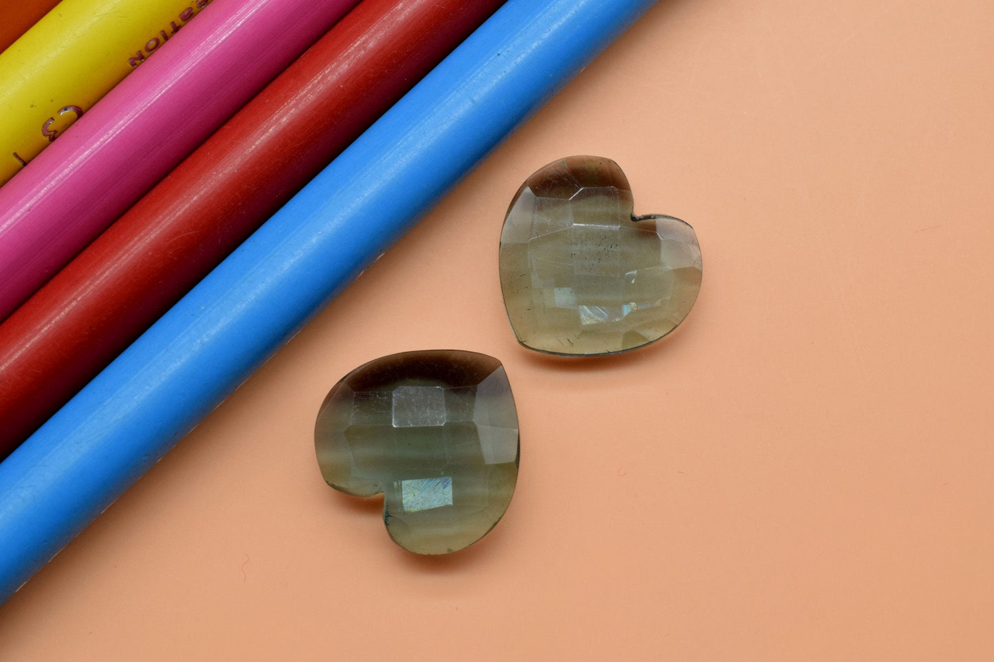 Iolite Heart Shape Carving Briolettes, Iolite Fancy Carved 14mm Briolettes,iolite pair, losse gemstone beads,carving heart Briolettes.beads