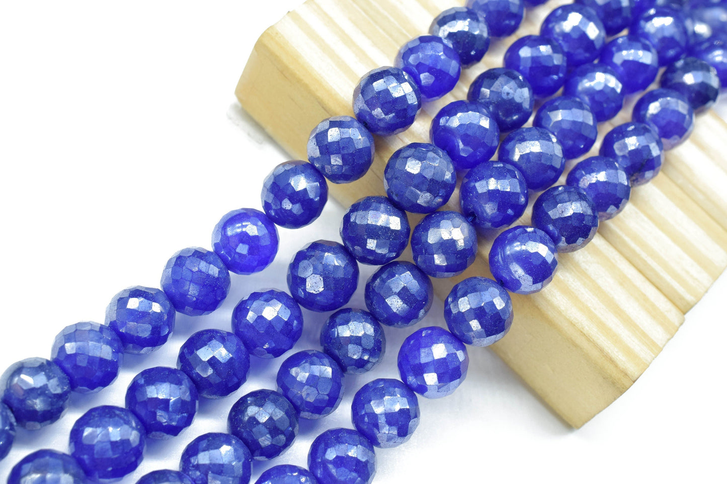 10mm Natural Blue Sapphire Round Beads,Sapphire Faceted Round Balls,Gemstone Round Balls,Sapphire Faceted Beads Strand,Jewelry Making Beads