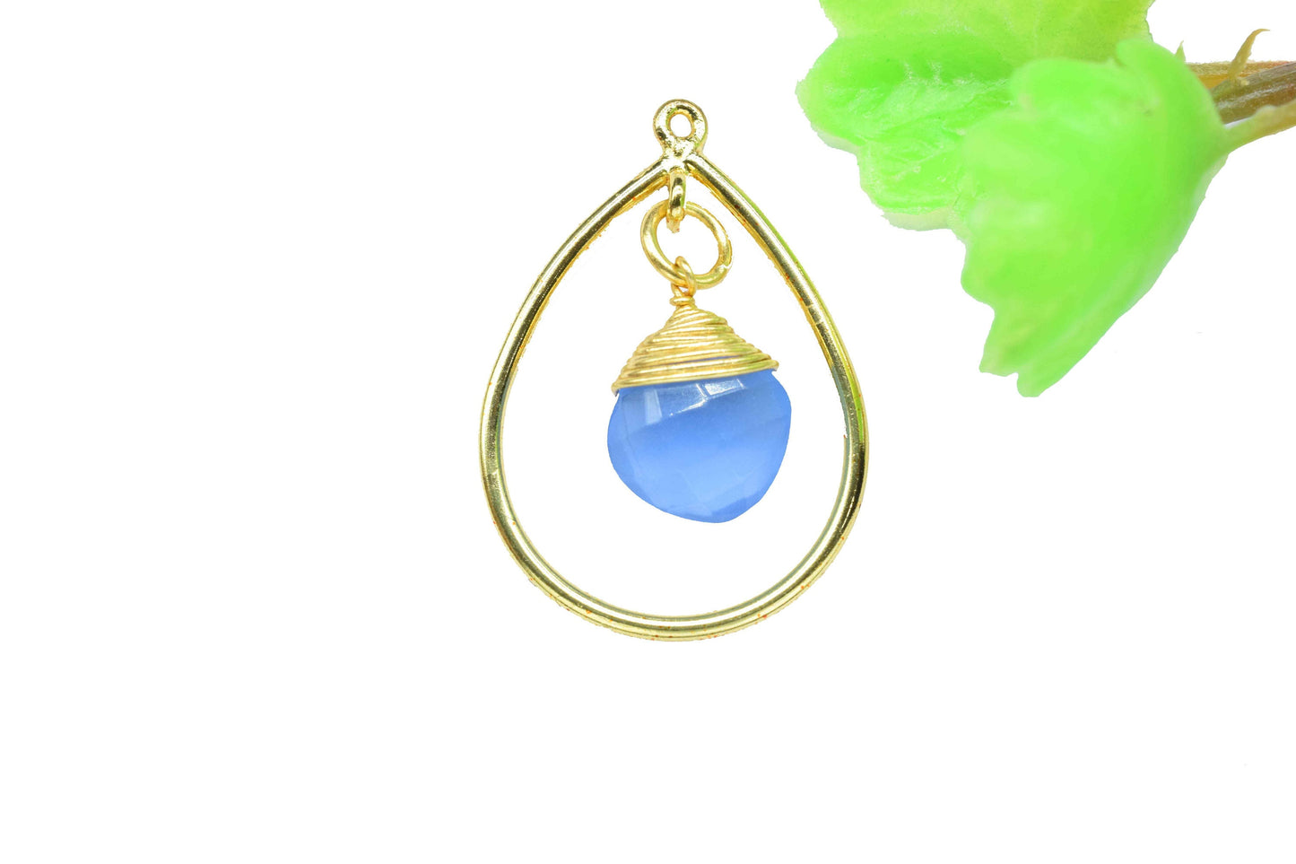 Natural Gemstone Earring,Handmade Wire Wrapped Connectors,Finding Earring,Components Dangle Earrings,Station Link Supply,Pendant Jewelry