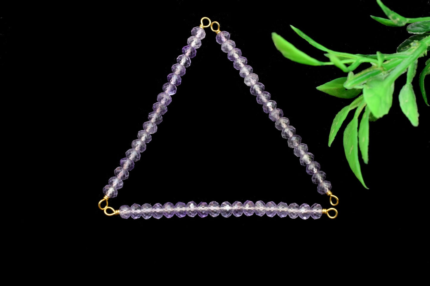 Pink Amethyst Beads Bar Pendant,February Birthstone Pendant,Amethyst Pendant,Amethyst Necklace,Gemstone Pendant,Dainty necklace ,mom'Gift