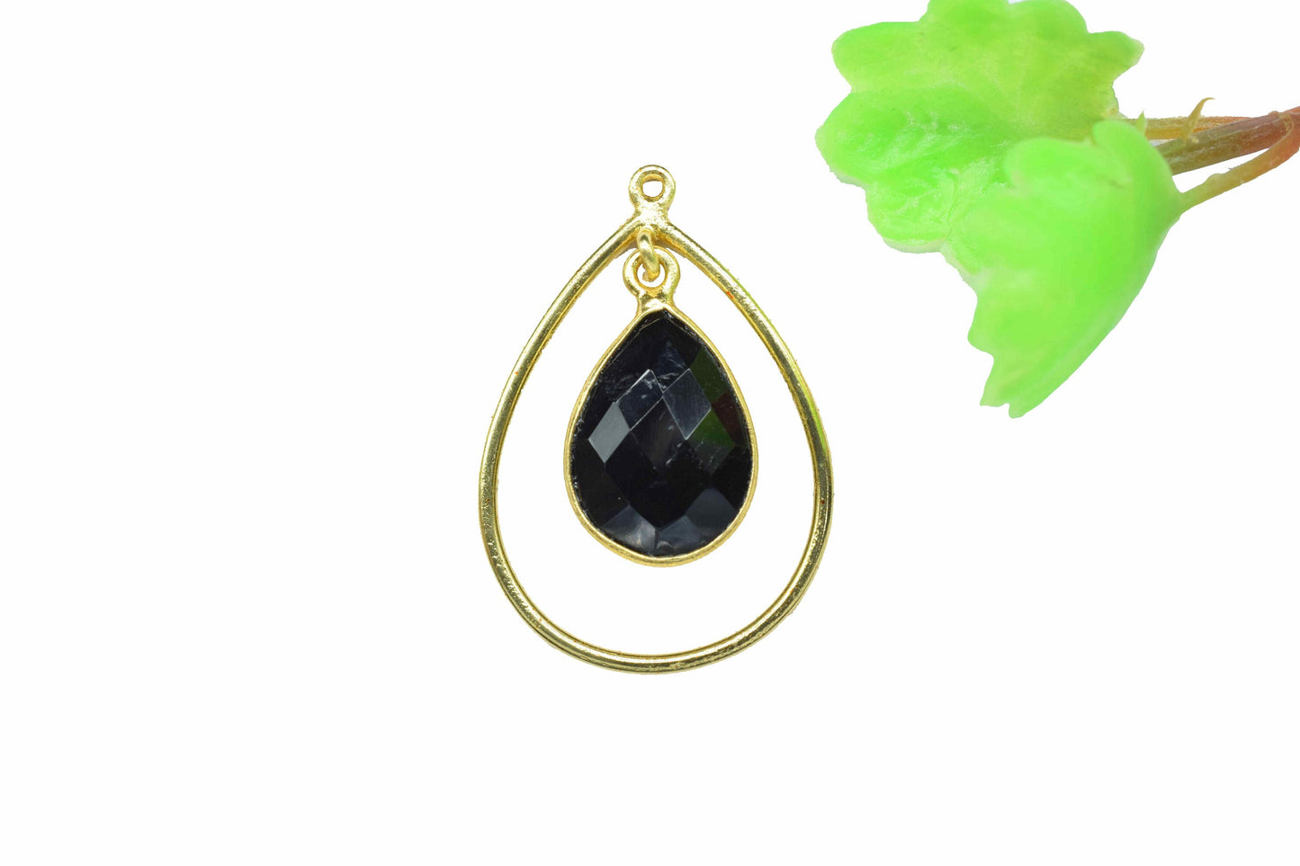 Finding Teardrop Bezel Pendants,Handmade Beads Dangle Earring,Station Link Supply,Statement Pendant Jewelry,Gemstone Finding Components,Gift