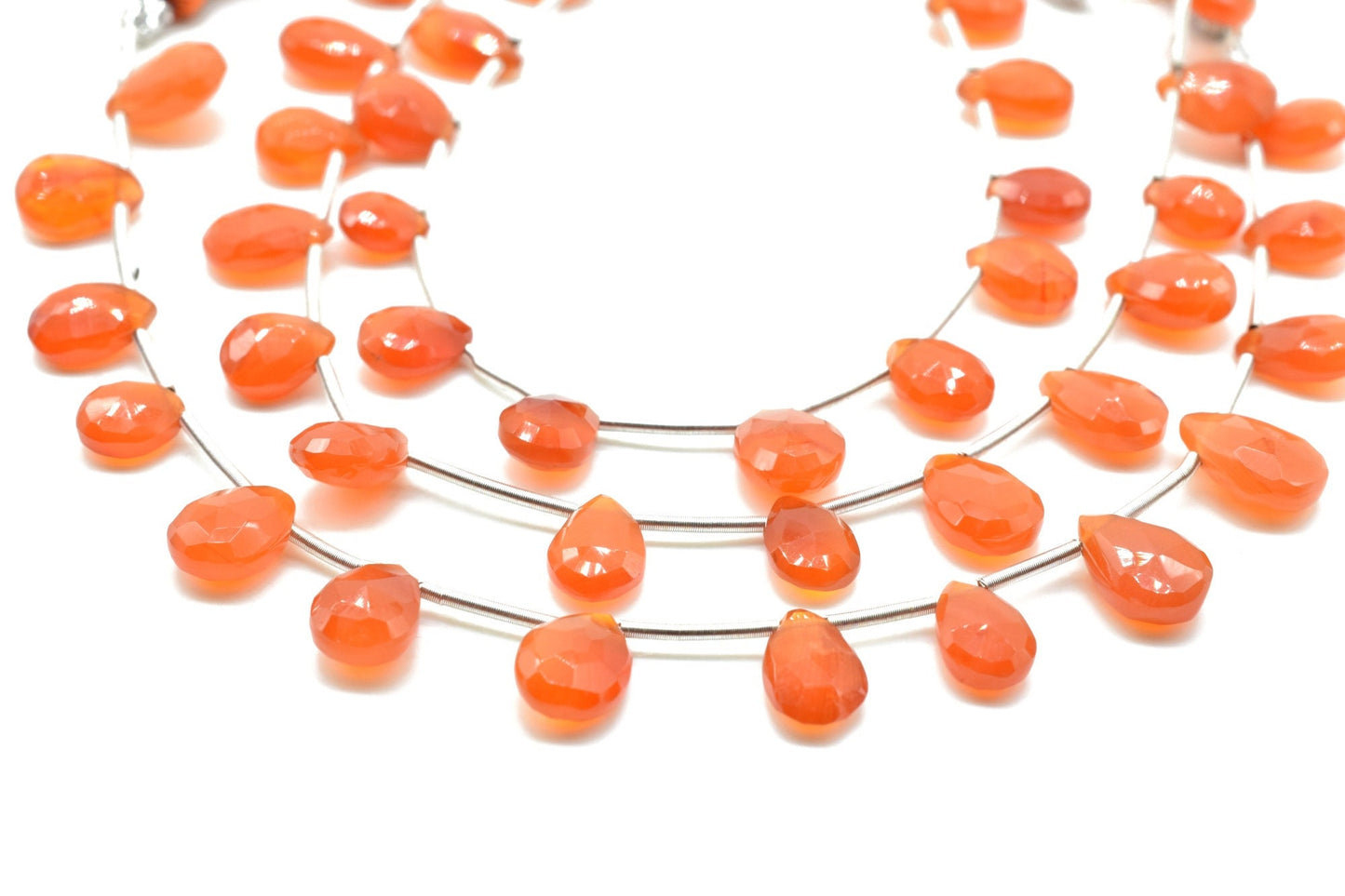 Carnelian 7x10mm TearDrop Briolettes,Carnelian drops,Jewelry making beads,Supplies beads,Carnelian Pear shape Briolettes,Briolettes strand