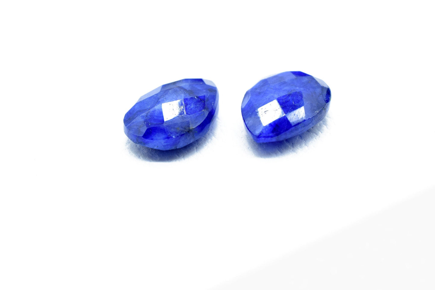 Blue sapphire Faceted Pear Shape Beads,10x14mm Pear Shape,Blue sapphire Faceted Teardrop,sapphire Jewelry Beads,Blue sapphire Briolettes,