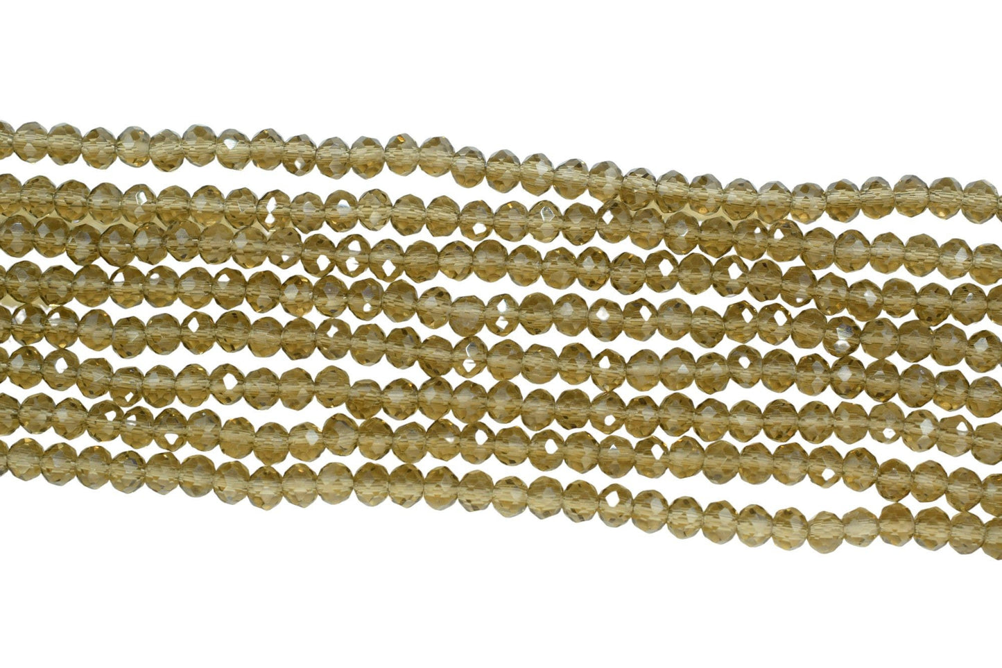 Smokey Quartz Faceted Beads/Loose Stone Beads/JewelryMaking Beads/Smokey Quartz Beads Strand/Rondelle Beads/13 inche beads Strand