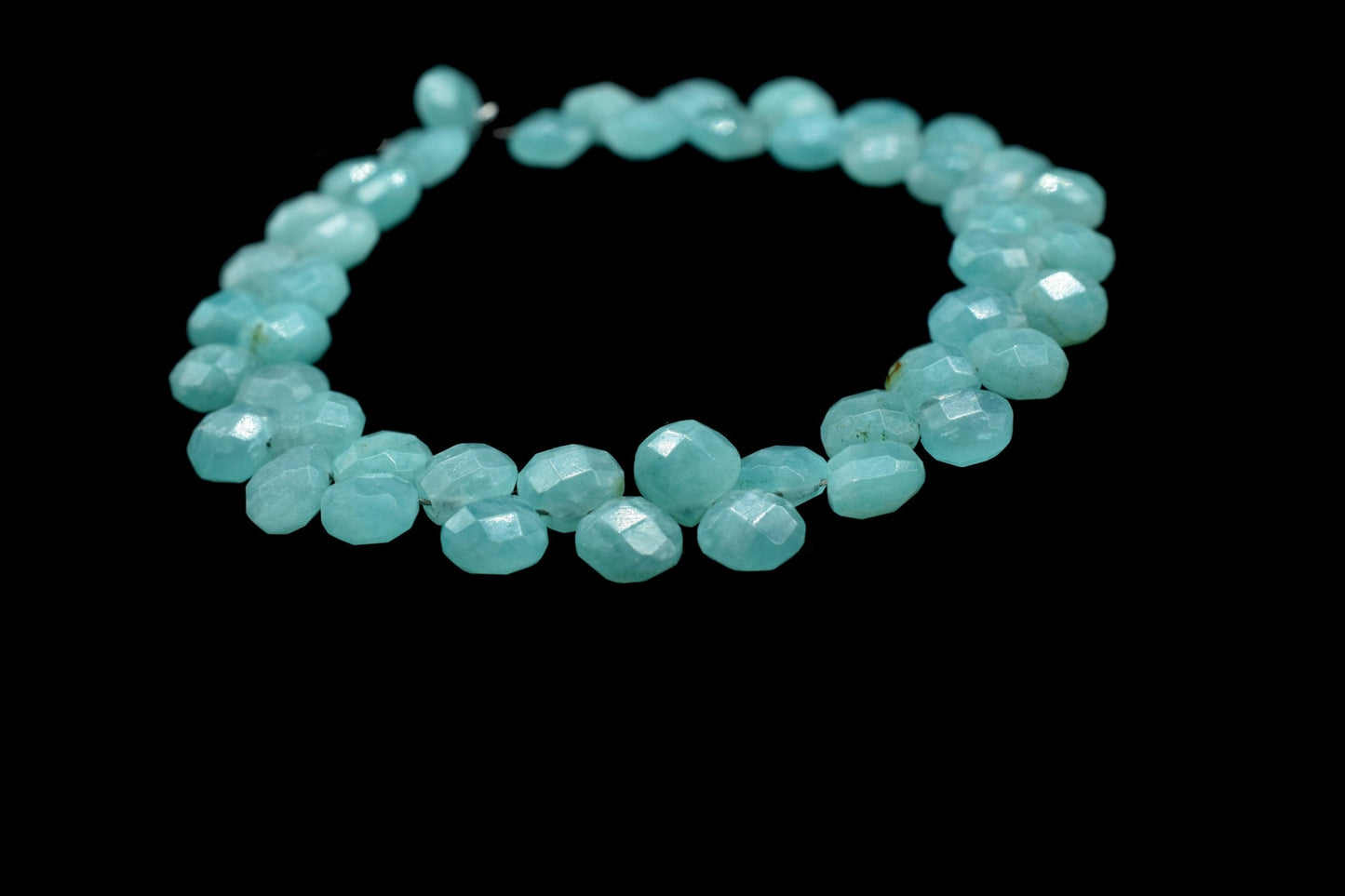 Natural Amazonite Faceted 6mm Heart Shape Beads,6mm Heart Shape Briolettes,Amazonit faceted Beads,Micro faceted Beads,mint green Gemstone