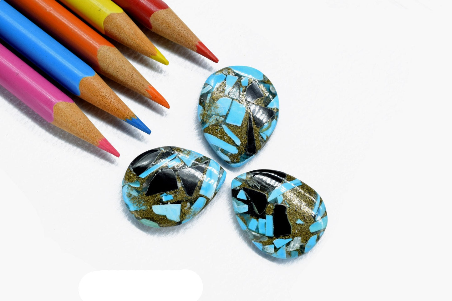 Oyster Copper Turquoise Beads, 18x23mm Teardrop beads,Smooth Briolettes,Wholesale Price Beads, Mystic Beads,Rare Copper Turquoise Briolettes