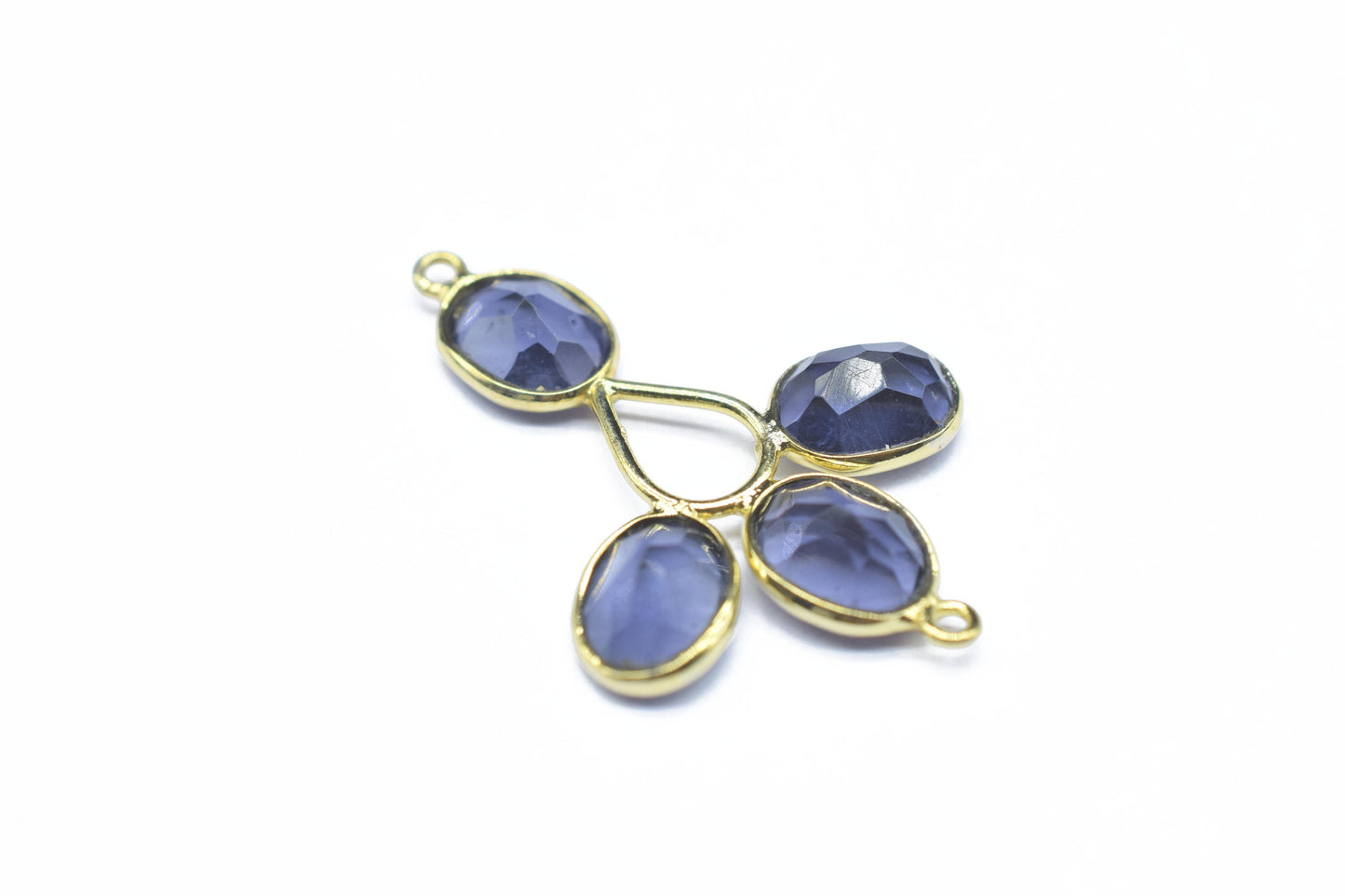 Amethyst Gemstone Component/Faceted Cut Stones/Earring Component/Gemstone Pendant/Jewelery Making/Dangle Earring/Wholesale Jewelery Supply