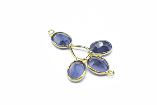 Amethyst Gemstone Component/Faceted Cut Stones/Earring Component/Gemstone Pendant/Jewelery Making/Dangle Earring/Wholesale Jewelery Supply