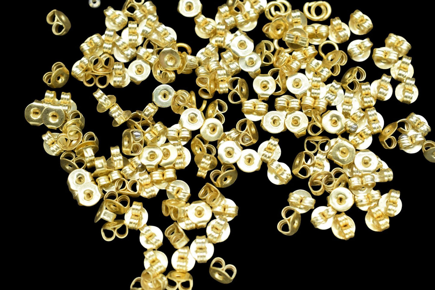 10pcs Earrings Push Back Screw,Pushback for Stud or Post,Brass Earring Screws,diy earring making supplies,