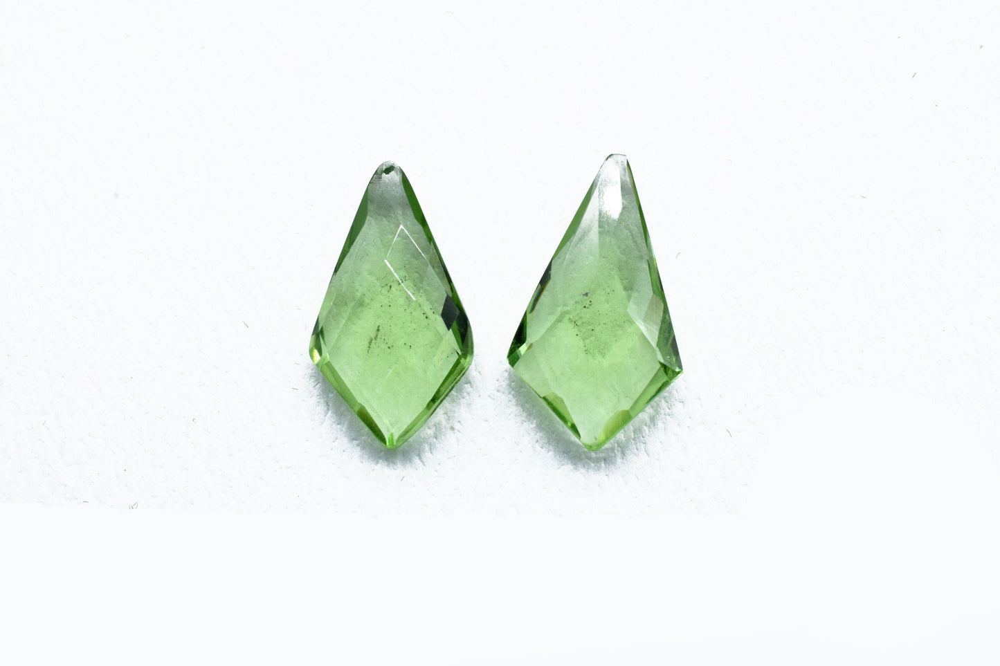 Green Amethyst Faceted Fancy Pear Shape Briolettes,12x20mm Fancy Pear Beads,Amethyst Fancy Beads,Green Amethyst Briolette,Fancy Faceted bead