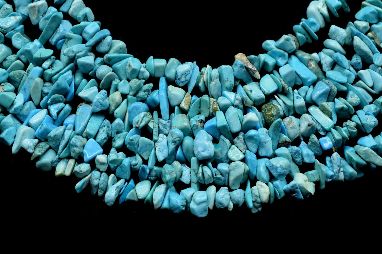Turquoise Chip Beads Strand,Turquoise Gemstone Strands, Free form Nugget Chips, Chip Bead Strands, Handcrafted Beads, Jewelry making Supply