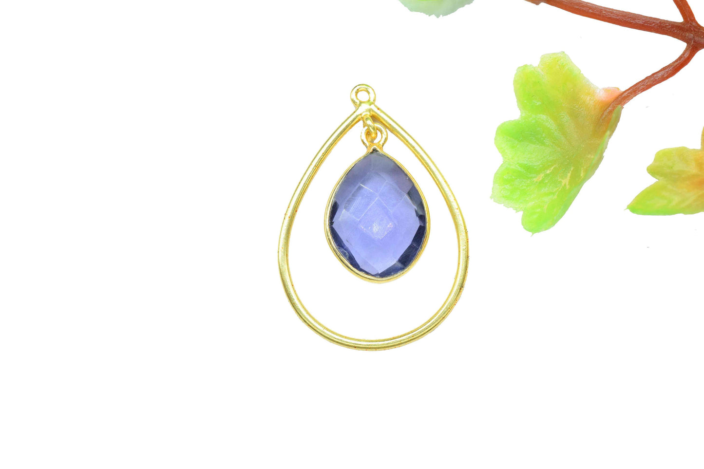 Gemstone Bezel Connectors,Finding Teardrop Pendants,Handmade Components,Beads Pendant Jewelry,Components Dangle Earrings,Station Link Supply