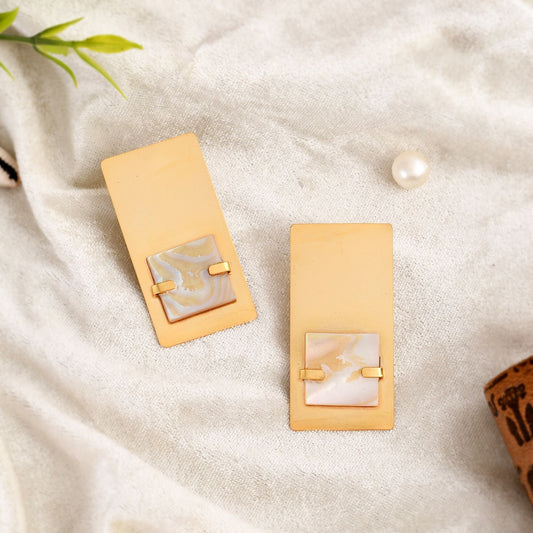 Natural Pearl Earring/Handmade Earring/Gold Plated Earring/Boho Earring/Bridal Jewelry/Women Earring/Pearl Earring/Freshwater Pearl Earring