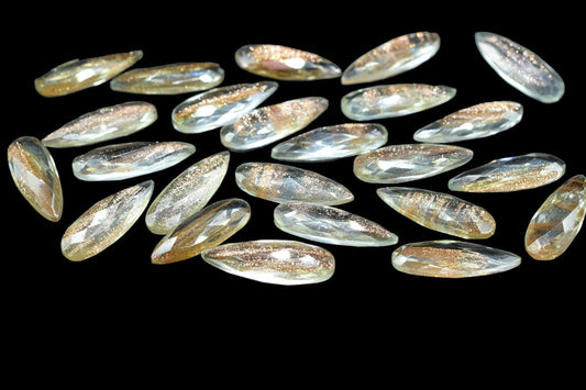 Copper infused Faceted 10X30mm Pear Shape Briolette,Copper infused Faceted Teardrop,Wholesale Gemstone Beads For Jewelry,Calibrated Gemstone