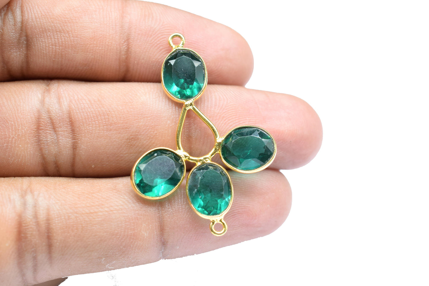 Apetite Gemstone Component/Faceted Cut Stones/Earring Component/Gemstone Pendant/Jewelery Making/Dangle Earring/Wholesale Jewelery Supply