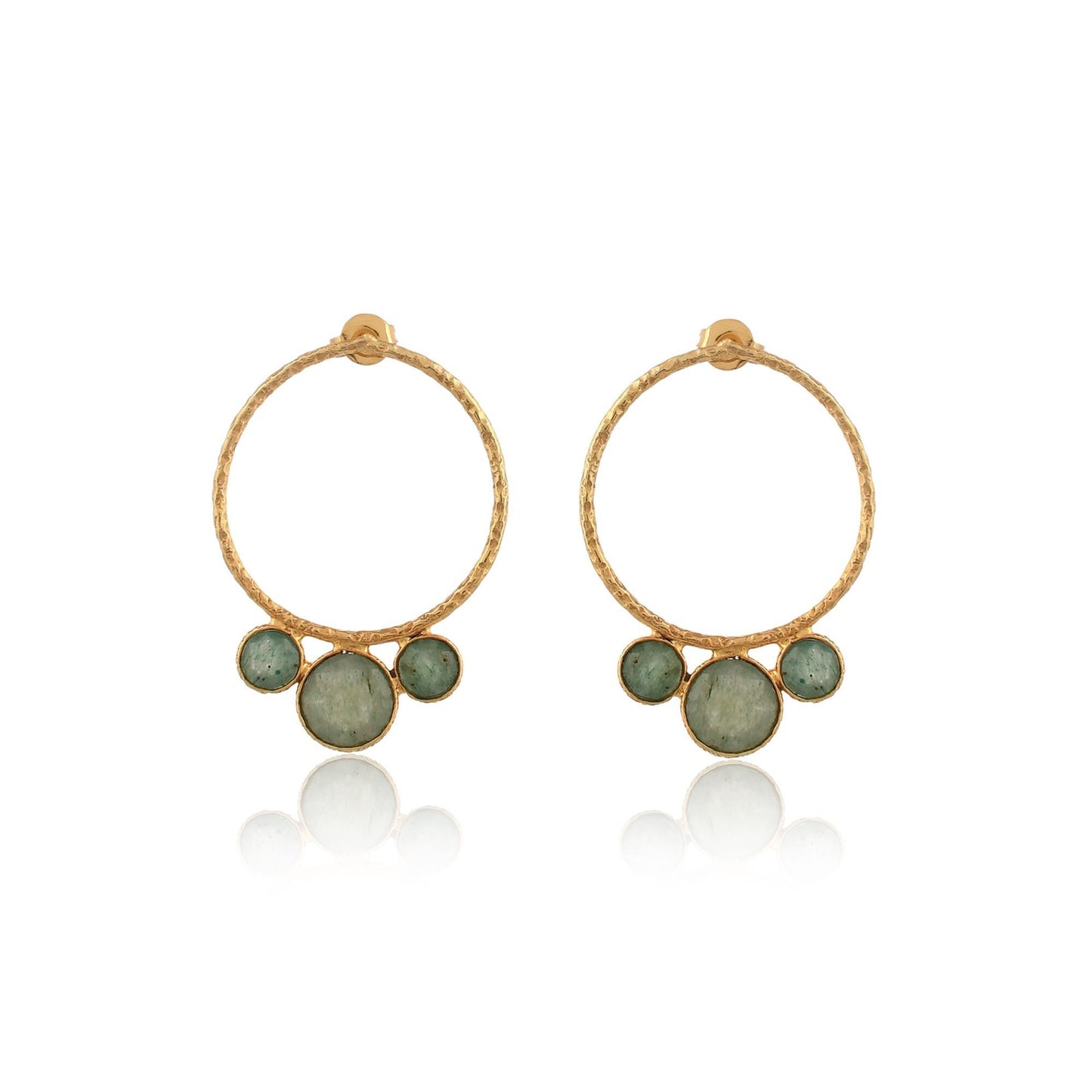 Natural Green Strawberry Earring/Handmade Earring/Gold Plated Earring/Boho Earring/Bridal Jewelry/Women Earring/Onyx Earring Jewelry/Gift