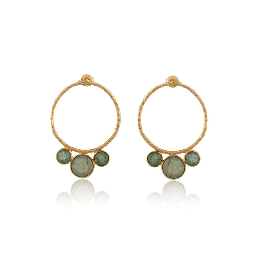 Natural Green Strawberry Earring/Handmade Earring/Gold Plated Earring/Boho Earring/Bridal Jewelry/Women Earring/Onyx Earring Jewelry/Gift