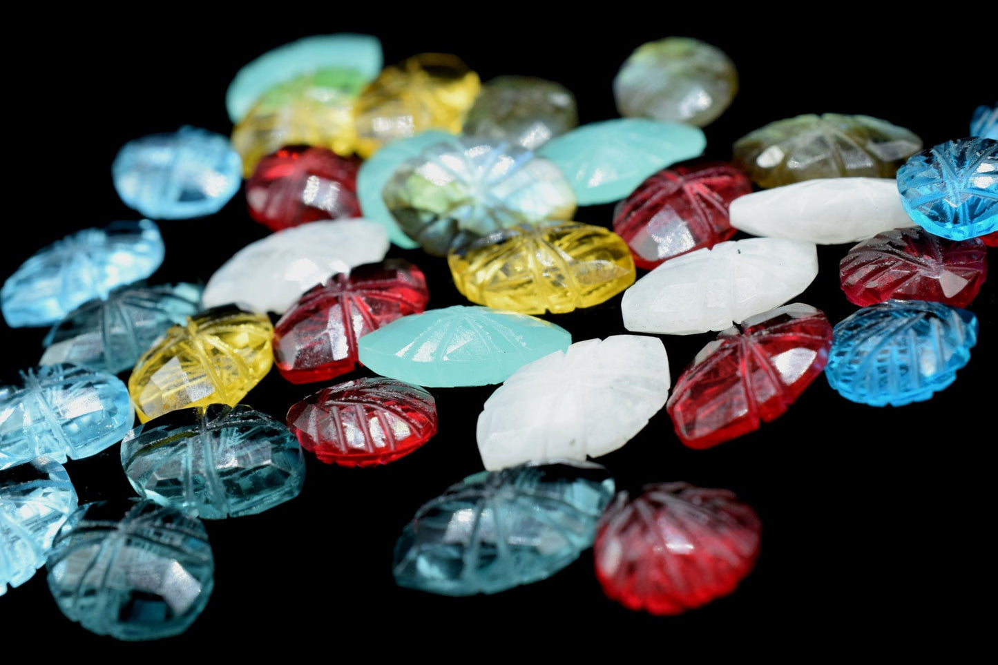 Sky Topaz Carving Marquise Shape Briolettes,12x18mm Carved Marquise Beads,Carved Gemstone Beads,Topaz Carved Stone Beads,Carving Briolettes