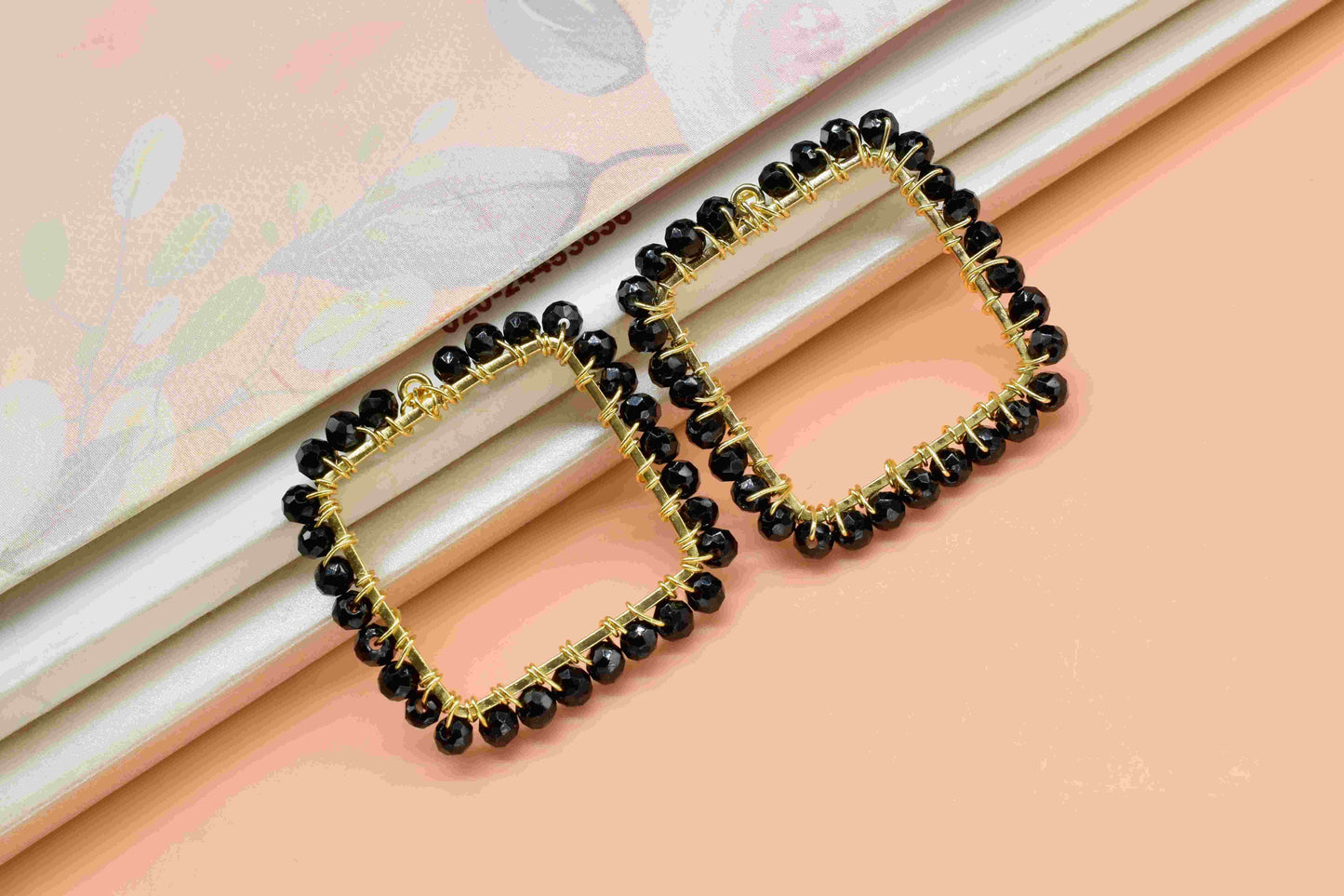 Pink Amethyst Wire Wrapped Dangle Connector,Beaded Earring Connector,Gemstone Component,Handmade Earring,Finding Necklace Component Jewelry,