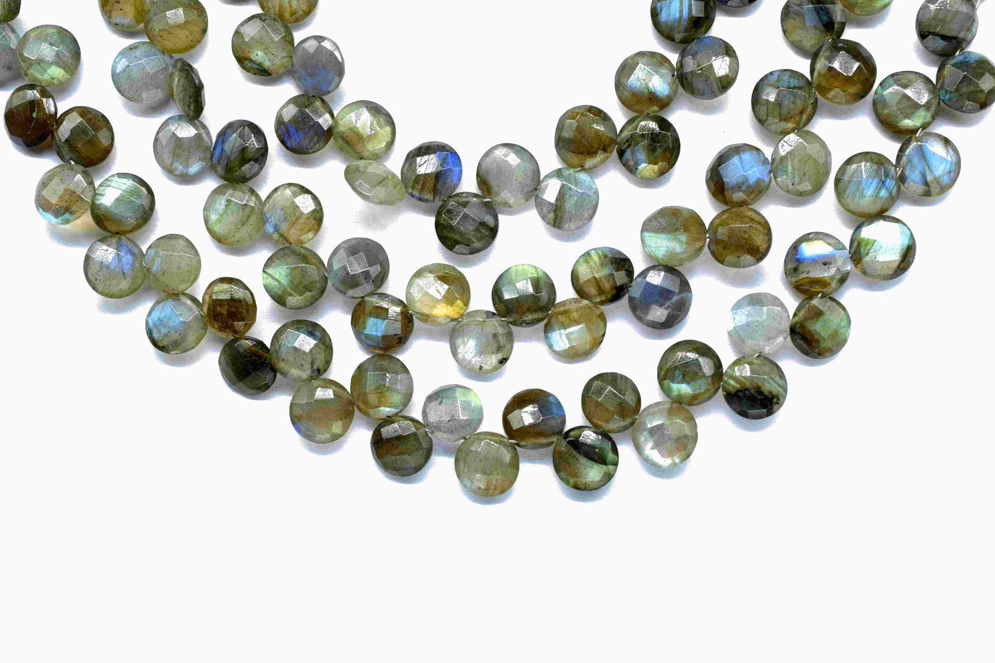 Labradorite 8mm Round Shape Briolettes,Labradorite briolettes for making jewelry,Labradorite Coin Shape beads Strands,Labradorite Briolettes