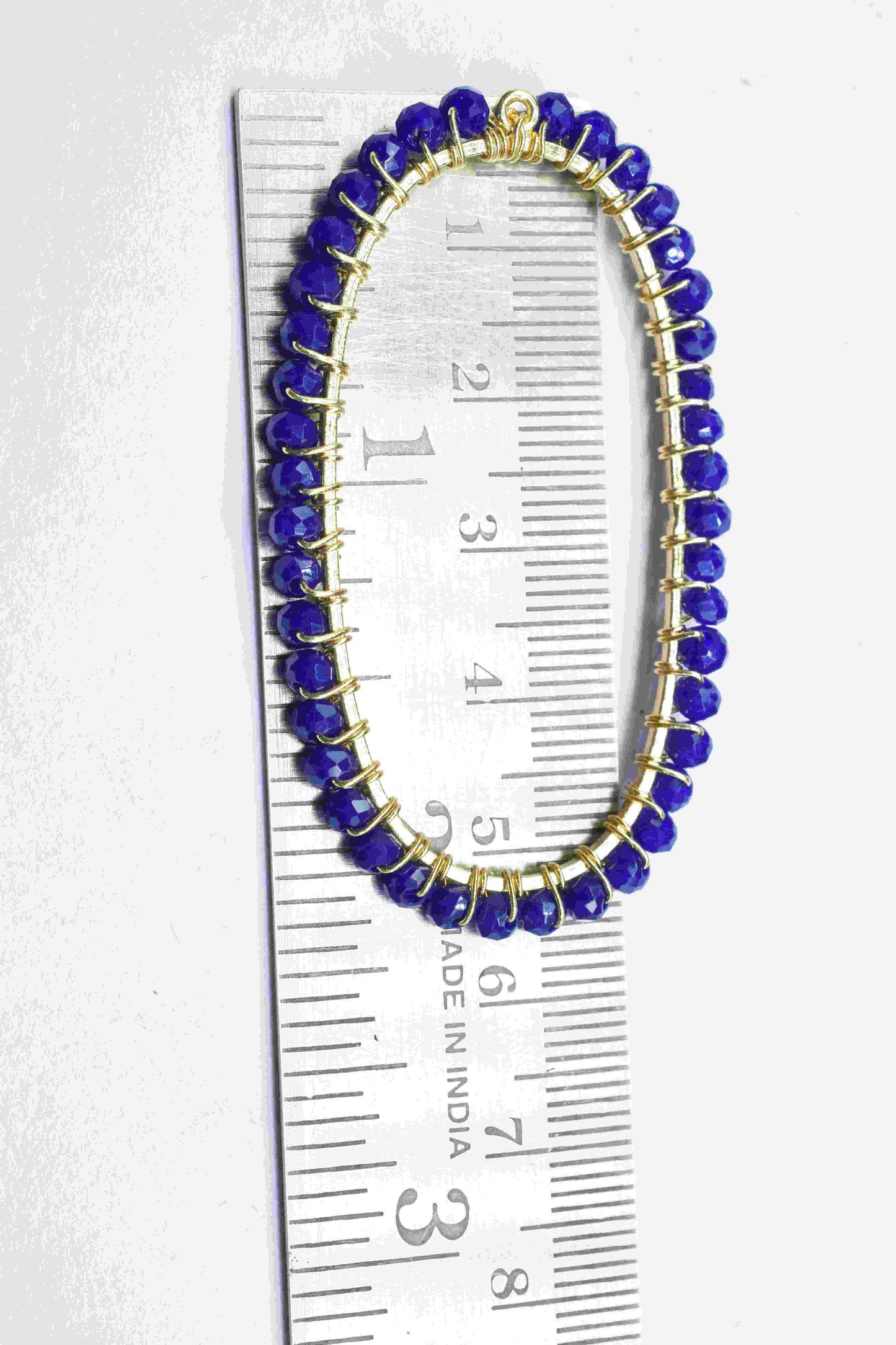 Lapis Lazuli beads Connector,Lapis Gemstone Bead Necklace,Oval Shape Component,Finding Component Jewelry,Lapis Wire Wrapped Handmade Jewelry