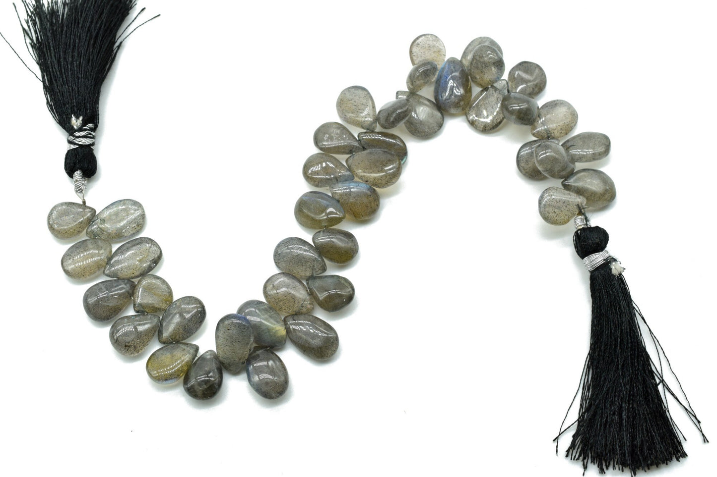 Labradorite Smooth Teardrop Briolettes,Labradorite Non facet Briolette,Super Finest Quality briolette,Labradorite Teardrop briolettes strand