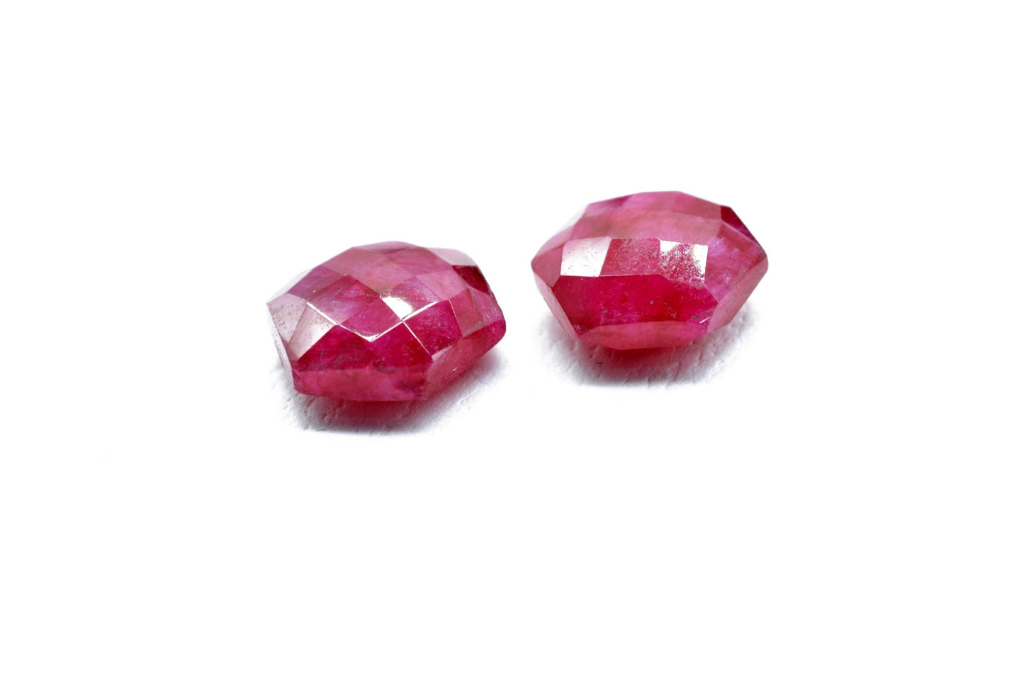 Natural Ruby Gemstone Hexagon Beads,Genuine Ruby Briolette,Ruby Faceted 10mm Hexagon Beads,Ruby Jewelry Making Beads,Ruby Fancy BrioletteS