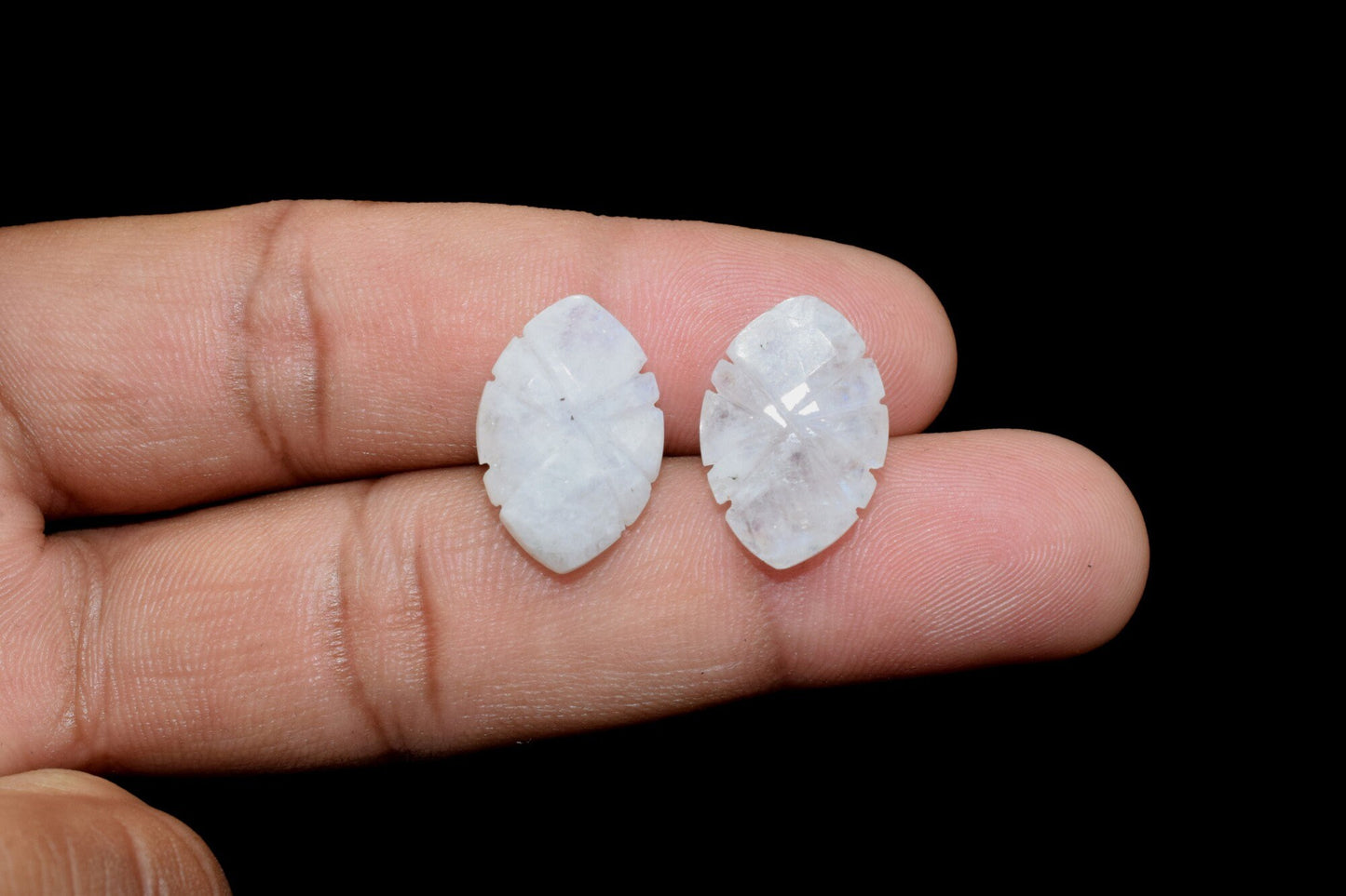 Rainbow Moonstone Carved 12x18mm Marquise Briolettes,Rainbow Moonstone Fancy Carving Beads,Moonstone Briolettes,Fornt Drill Marquise Beads