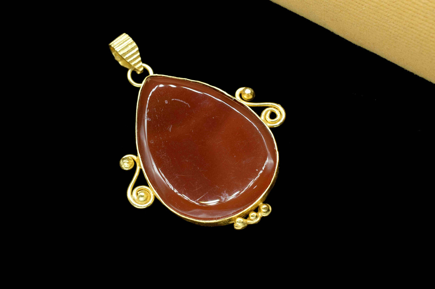 Natural Carnelian Gemstone Teardrop Pendant,Carnelian 28x40mm Teardrop Smooth Pendant Jewelry,Pear Shape Pendant,Gemstone Pendant,Necklaces