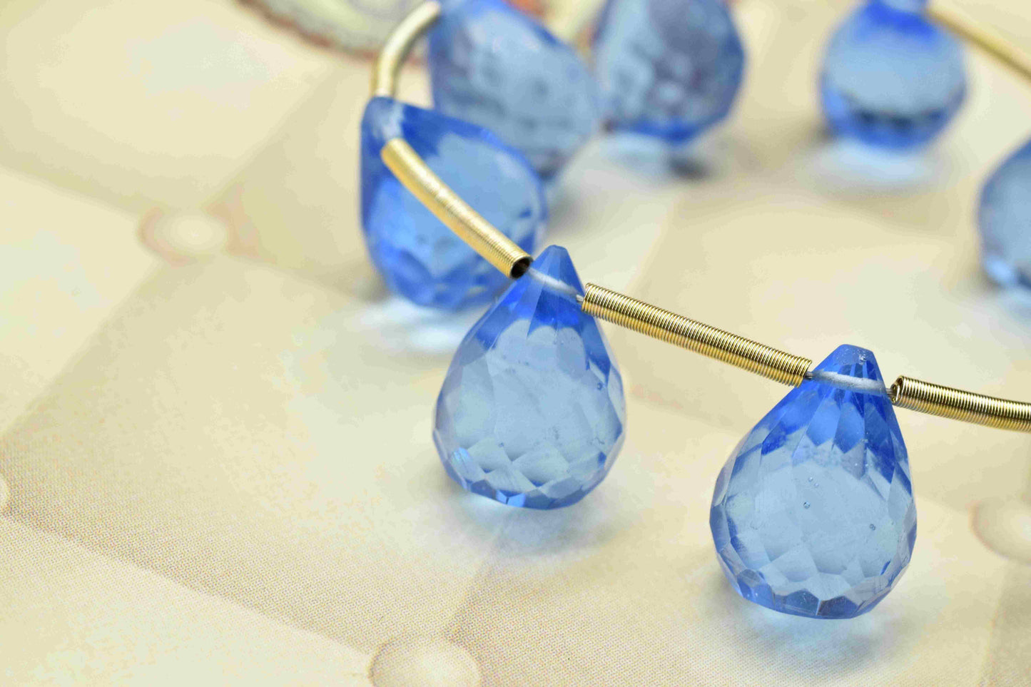 Tanzanite 10x14mm Teardrope faceted Briolettes,Tanzanite Gemstone,AAA Quality Drops,Tanzanite Drop,Faceted Teardrop Jewelry,Drops Briolettes