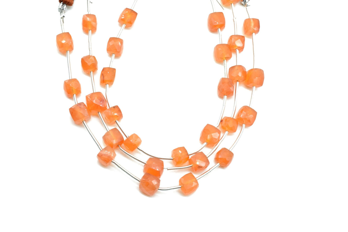 Carnelian 6mm Cube Box Beads,Yellow Chalceondy Faceted Box Briolettes,Carnelian Briolettes,Jewelry Making Beads,Carnelian 6 Inch Strands