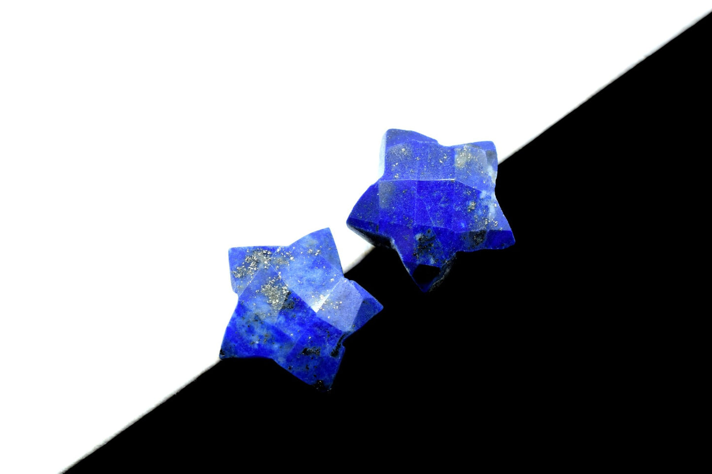 Lapis Lazuli 14mm carved star shape Briolettes,star shape Faceted Briolette,Gemstone,Hand Carved Briolette,Carving Gemstone,Carved stones