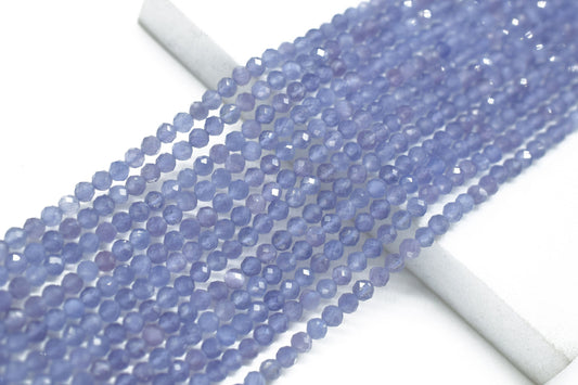 Amethyst AAA Faceted beads/Loose Gemstone Beads/Amethyst Beads Strand For Jewelry Making/Purple Stone Beads/3.5 mm Jewerly Beads/Gift