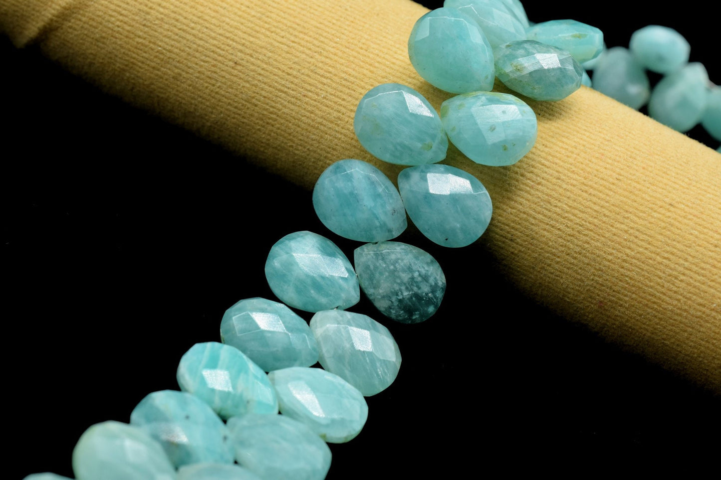 Natural Amazonite Faceted 8x12mm Pear Shape Beads,Amazonite Pear Shape Bead,Green Mint Gemstone Beads,Amazonite Teardrop,Calibrated