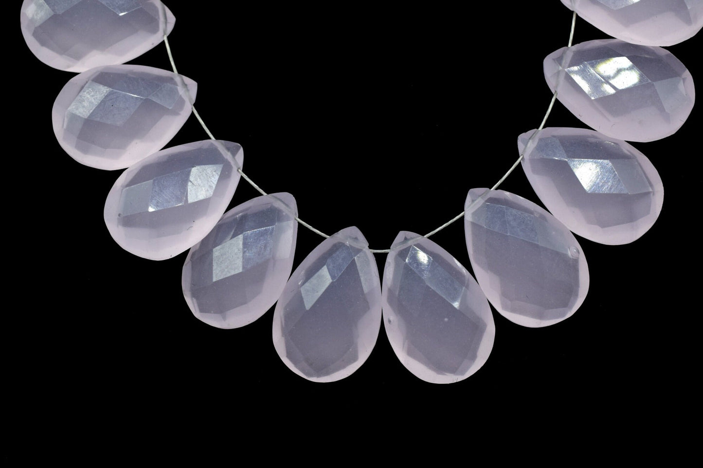 Pink Rose Quartz 10x15mm Faceted Pear Shape Briolettes,Jewelry Making Gemstone,Pear Shape Beads,Rose Quartz TearDrop Beads,Pink Faceted bead