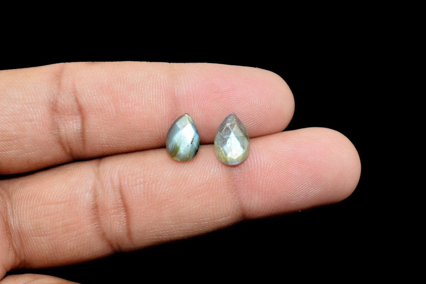 Labradorite Faceted 7x10mm Pear Shape Beads,Labradorite Pear Shape Briolettes,Labradorite Teardrop,Pear Shape Briolettes,Labradorite Beads