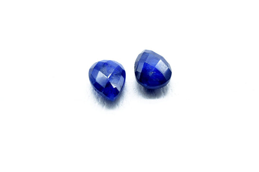 Blue Sapphire Faceted 7x10mm Pear Shape Beads,Blue Sapphire Pear Shape Briolettes,Blue Sapphire Teardrop,Pear Shape Briolettes,Sapphire bead