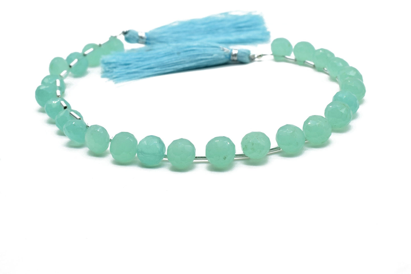 Aqua chalcedony Onion Shape beads,Onion Shape Briolette,7 to 8mm Onion aqua chalcedony beads,AAA Quality Briolette,aqua chalcedony Briolette