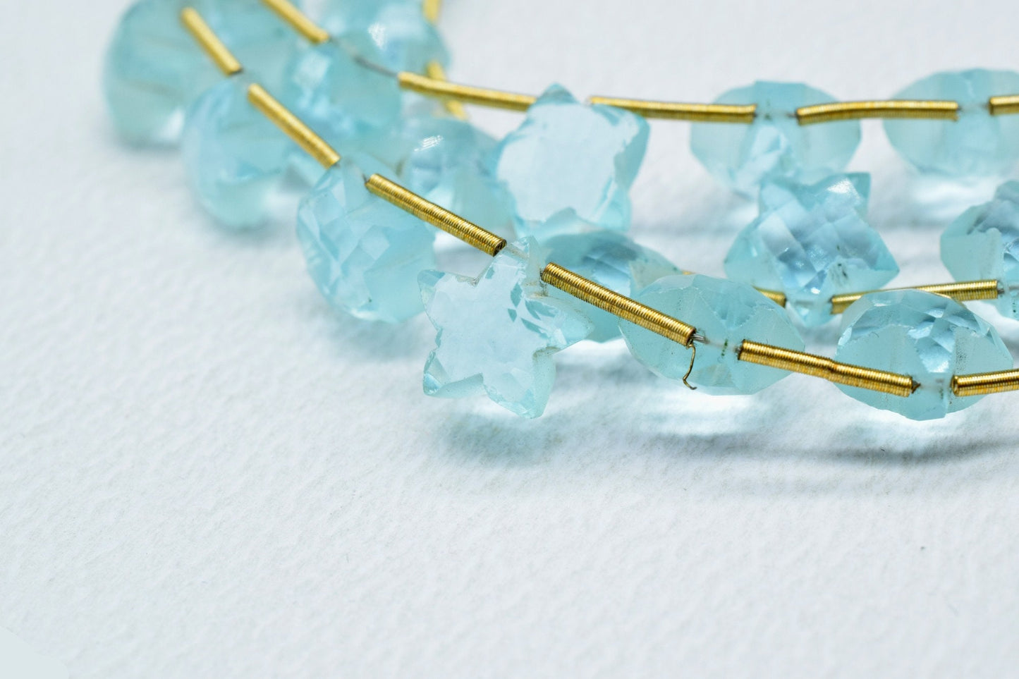 Aquamarine 9mm Faceted Star Briolette Beads Strand - 10 Beads in 1 Strands,Aquamarine Beads,Aquamarine Star Shape Briolette,Aquamarine stars